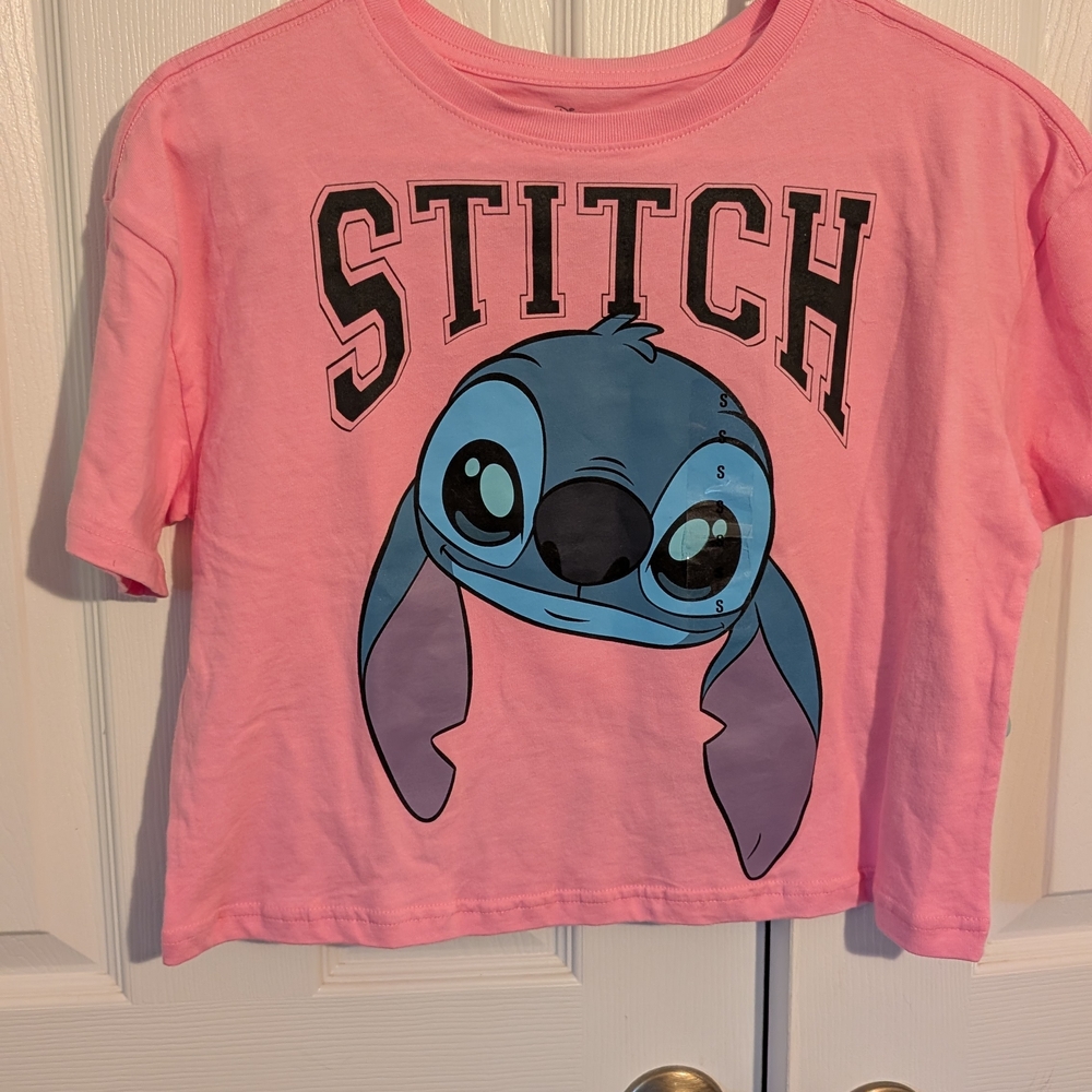 Disney Pink Stitch Short Sleeve Tee